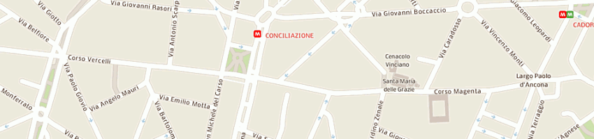 Mappa della impresa consulmarketing srl a MILANO