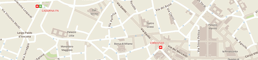 Mappa della impresa garage meravigli a MILANO