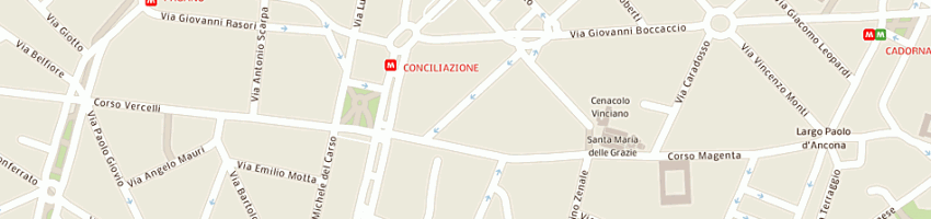 Mappa della impresa coerezza rosangela a MILANO