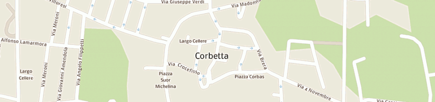 Mappa della impresa orietta sas di orietta pantaleoni e c a CORBETTA