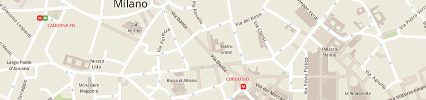 Mappa della impresa ente aut del piccteatro citta di milano - teatro d'europa a MILANO