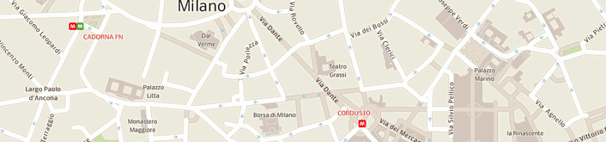 Mappa della impresa bandello 22 srl a MILANO