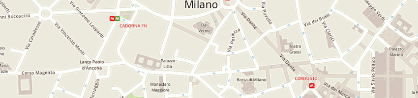 Mappa della impresa sala tesciat antonello a MILANO