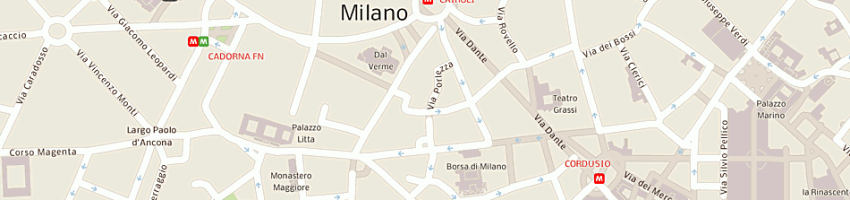 Mappa della impresa immre foro bonaparte spa a MILANO