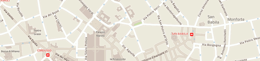 Mappa della impresa casa editrice hoepli spa a MILANO