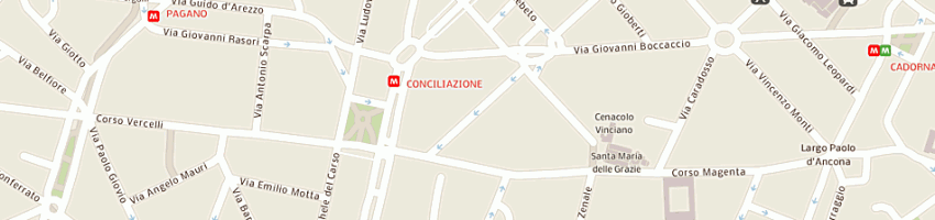 Mappa della impresa elizabeth arden italy srl a MILANO