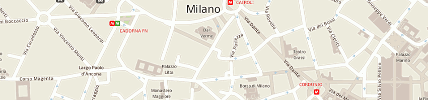 Mappa della impresa pagnotta marco a MILANO