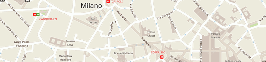 Mappa della impresa bolandini pierfranco a MILANO