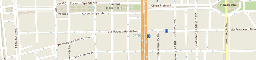 Mappa della impresa astori mario a MILANO