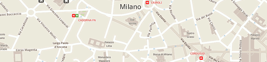 Mappa della impresa studio legale baldoli-caccia domioni a MILANO