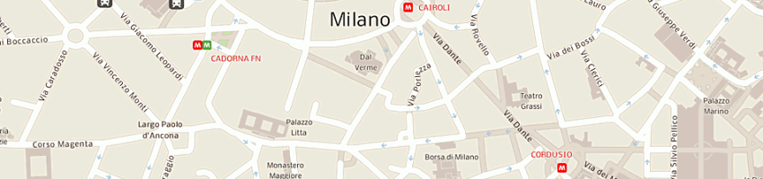Mappa della impresa farmacia teatro dal verme a MILANO