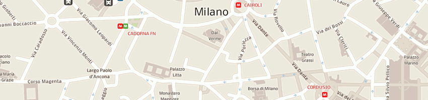 Mappa della impresa coedimber sas di aldo enrico amedeo corazzi e c a MILANO