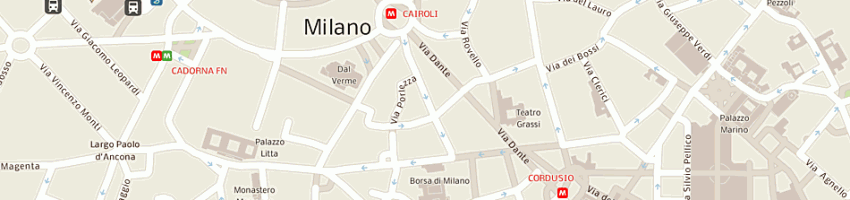 Mappa della impresa merati walter a MILANO
