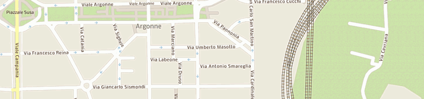 Mappa della impresa martinelli claudio a MILANO