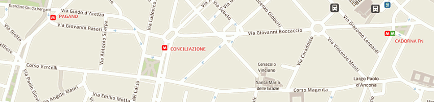 Mappa della impresa stazione ip di vitale a MILANO