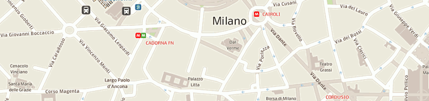 Mappa della impresa buonaparte parking srl a MILANO