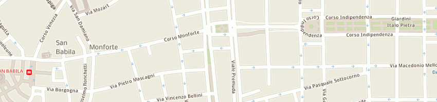Mappa della impresa primi maurizio a MILANO