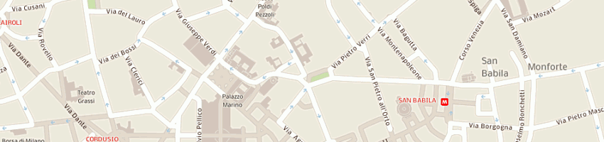 Mappa della impresa cromwell italia - srl a MILANO