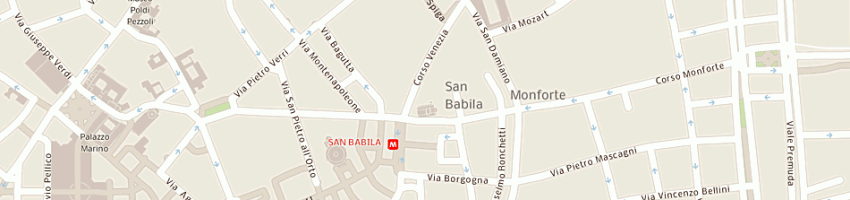 Mappa della impresa sartoria stella di gafar ashraf a MILANO