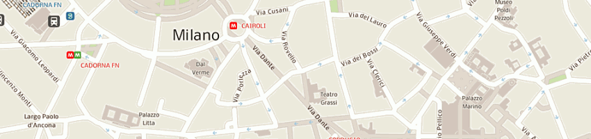 Mappa della impresa felicitae srl a MILANO