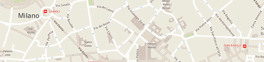 Mappa della impresa duemme spa a MILANO