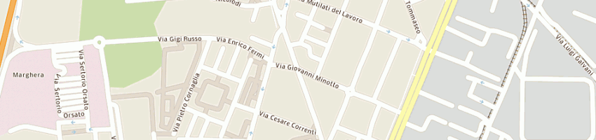 Mappa della impresa pizzeria al calesse di apuzzo nicola e c a VENEZIA