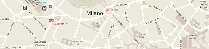 Mappa della impresa motta luigi a MILANO