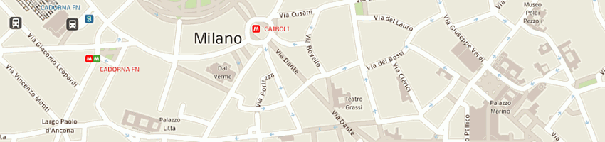 Mappa della impresa interval international italia srl a MILANO
