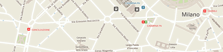 Mappa della impresa sidarta srl a MILANO