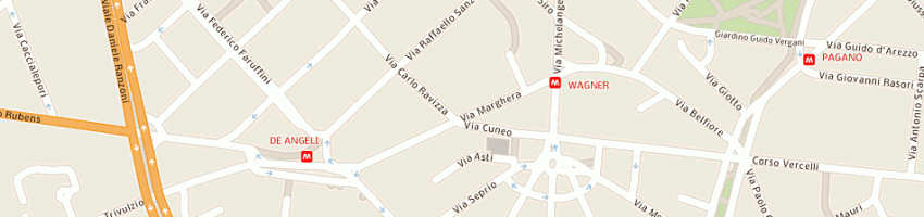 Mappa della impresa macelleria cambielli antonio a MILANO