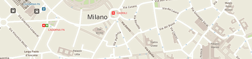 Mappa della impresa commerciale brios srl a MILANO