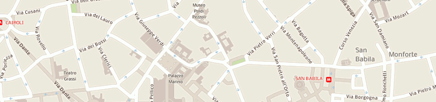 Mappa della impresa consulfiduciaria srl a MILANO