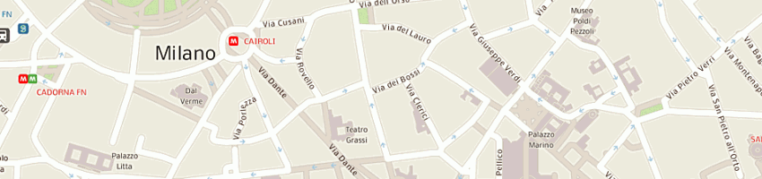 Mappa della impresa alberghi hotel star a MILANO