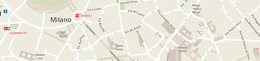 Mappa della impresa studio dottpierangelo merati e dott giuliano vergani - commercialisti a MILANO