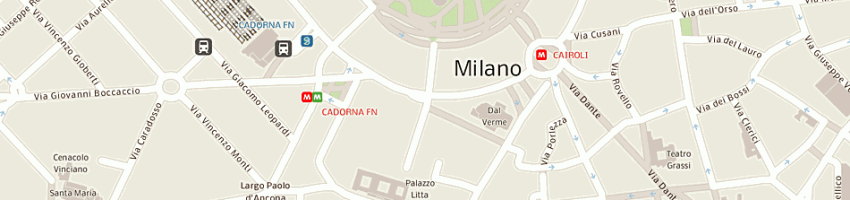 Mappa della impresa studio notarile zardi - agostini a MILANO