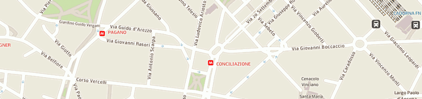 Mappa della impresa for you srl a MILANO