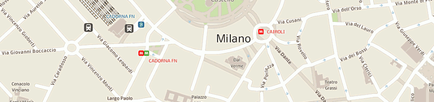 Mappa della impresa cititrust spa istituto fiduciario a MILANO