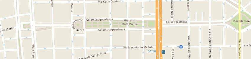 Mappa della impresa cornelli consulting sas a MILANO
