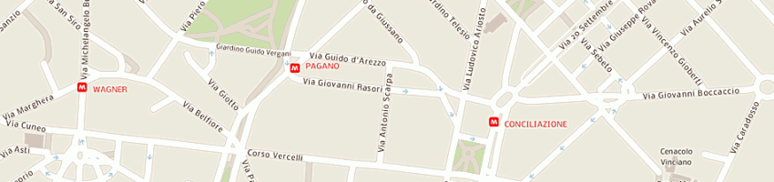 Mappa della impresa prestianni nicolo' a MILANO