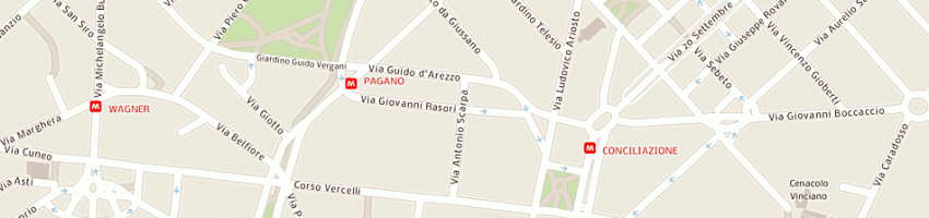 Mappa della impresa caniglia rosario a MILANO