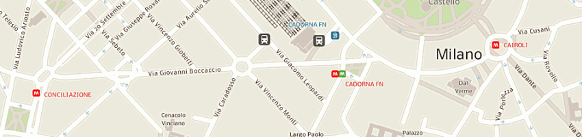 Mappa della impresa eagle sim societa' per azioni di intermediazione mobiliare a MILANO