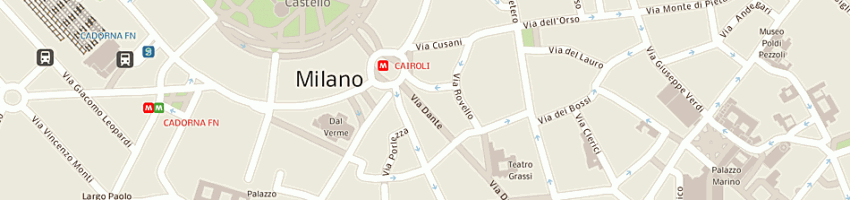 Mappa della impresa gameland sas di pasqua plati e c a MILANO