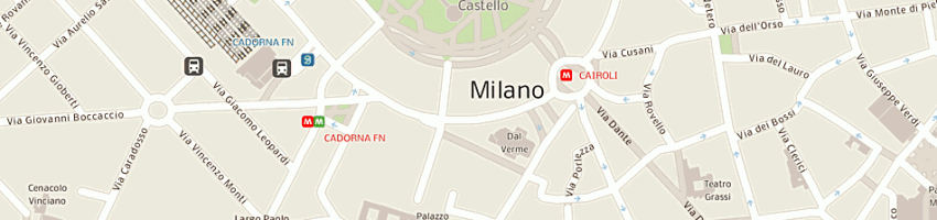 Mappa della impresa studio legale taccone e bonacina a MILANO