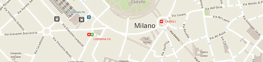 Mappa della impresa banca intesa spa a MILANO