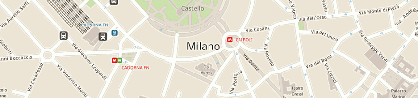Mappa della impresa pavan giuseppe a MILANO