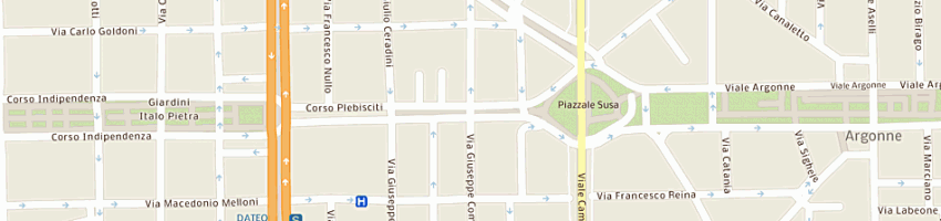 Mappa della impresa moscadelli marco a MILANO