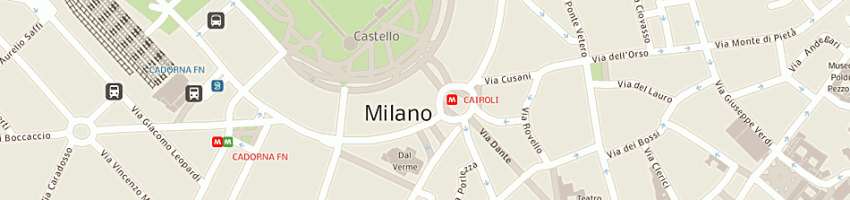 Mappa della impresa emilio pucci srl a MILANO