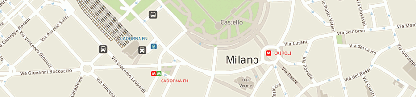 Mappa della impresa studio associato iberati a MILANO