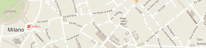 Mappa della impresa giangiacomo feltrinelli spa a MILANO