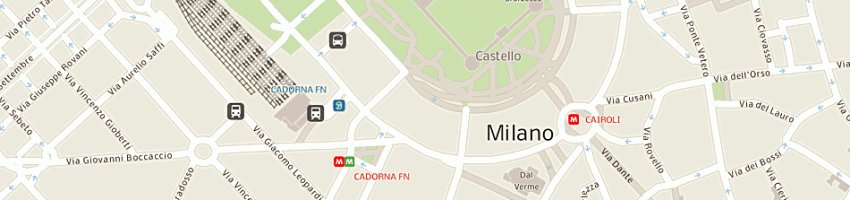 Mappa della impresa faranda ignazio a MILANO